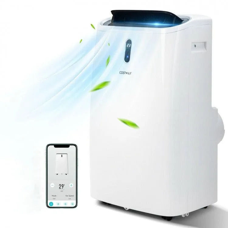 Portable Air Conditioner FP10116US-WH with APP and WiFi Control,14000 BTU